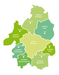 Netzwerk EWH - Gebietskarte
